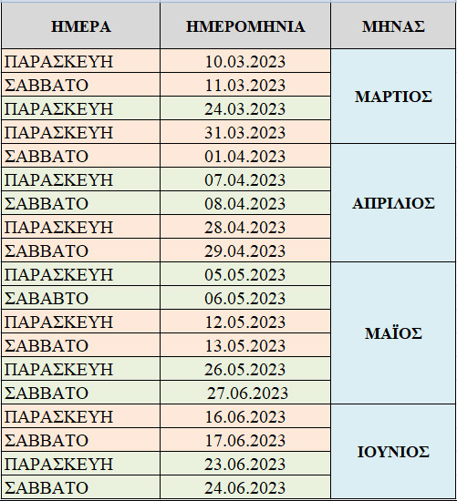 Program A Exams2023